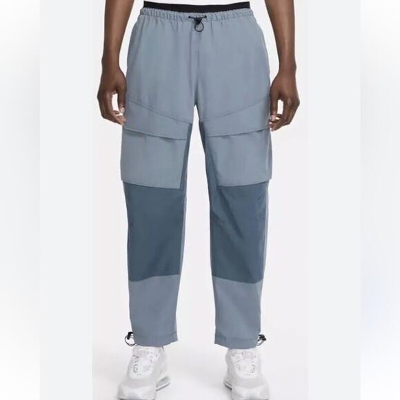 Nike Sportswear Tech Pack Woven Cargo Pants Ozone Blue Size Medium